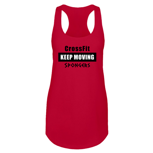 Womens 2X-Large Red Tank Top (Front Print Only)