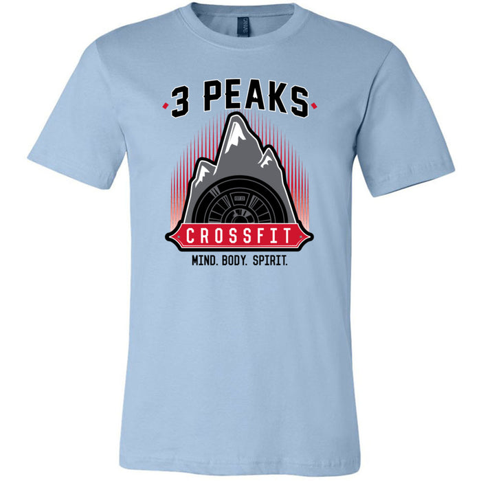 3 Peak CrossFit - 100 - Stacked - Men's T-Shirt