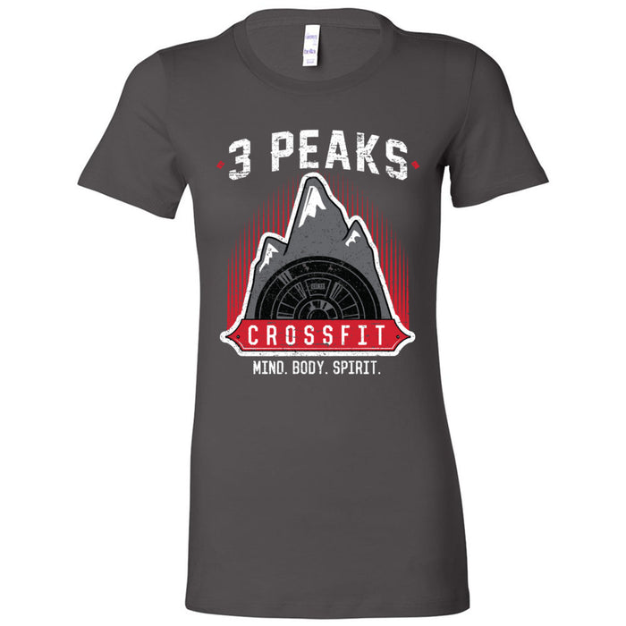 3 Peak CrossFit - 100 - Stacked - Women's T-Shirt