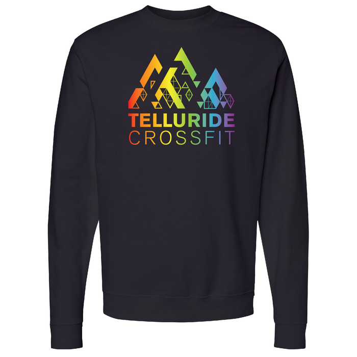 Telluride CrossFit Rainbow Mens - Midweight Sweatshirt