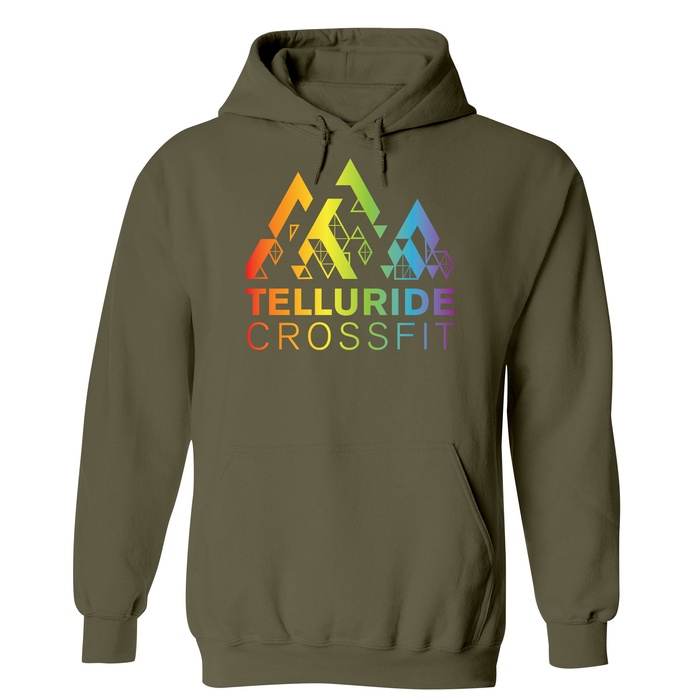 Telluride CrossFit Rainbow Mens - Hoodie