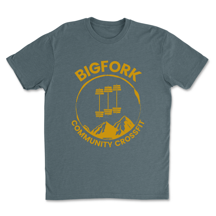 Bigfork Community CrossFit Classic BCCF Gold Mens - T-Shirt
