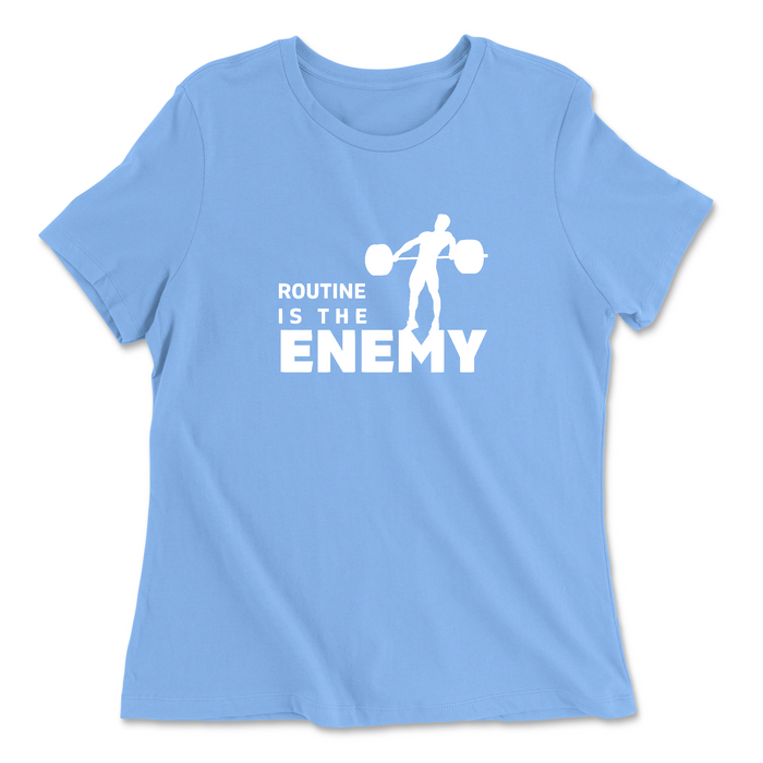 Bigfork Community CrossFit Enemy Womens - Relaxed Jersey T-Shirt
