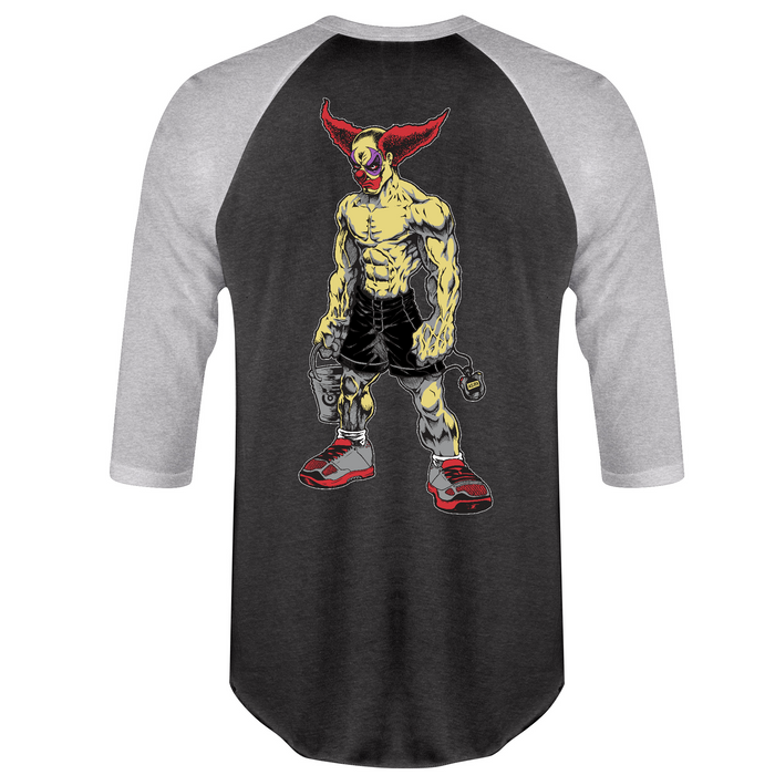 More Fire CrossFit Pukie The Clown Mens - 3/4 Sleeve