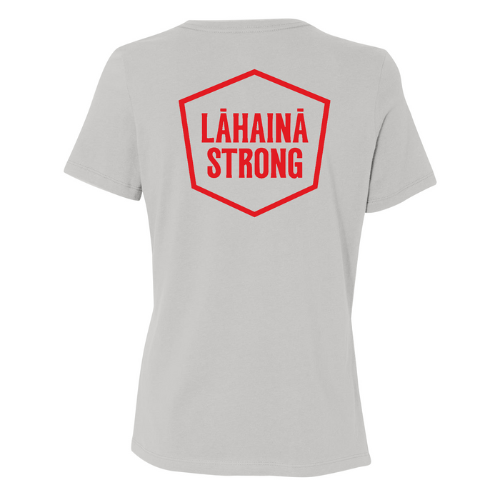 Lahaina CrossFit Strong Circle Palms Red Womens - T-Shirt