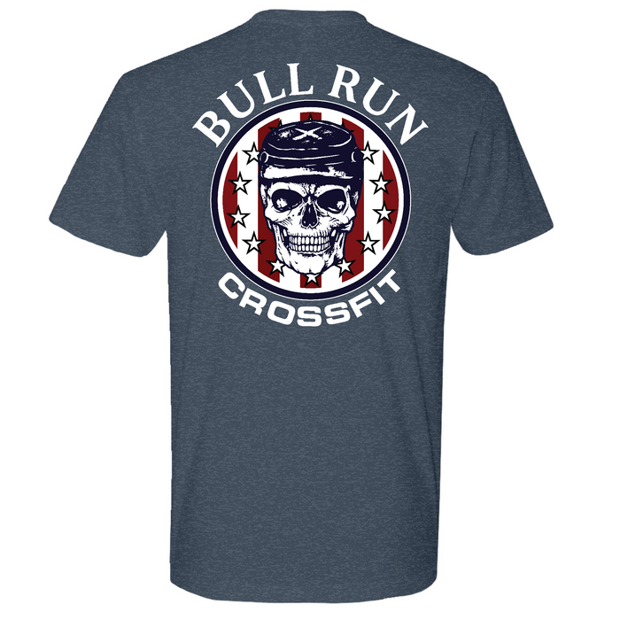 Bull Run CrossFit Standard White Mens - T-Shirt