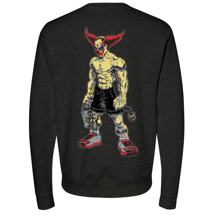 King William District CrossFit Pukie The Clown V2 Mens - Sweatshirt