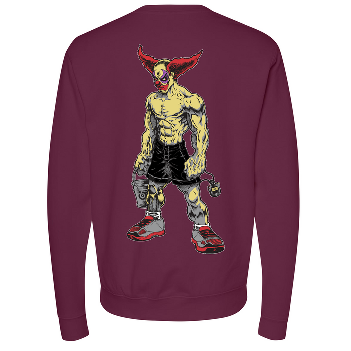 King William District CrossFit Pukie The Clown V2 Mens - Sweatshirt