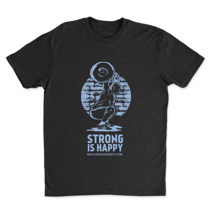 BeachSide CrossFit Strong Is Happy Mens - T-Shirt