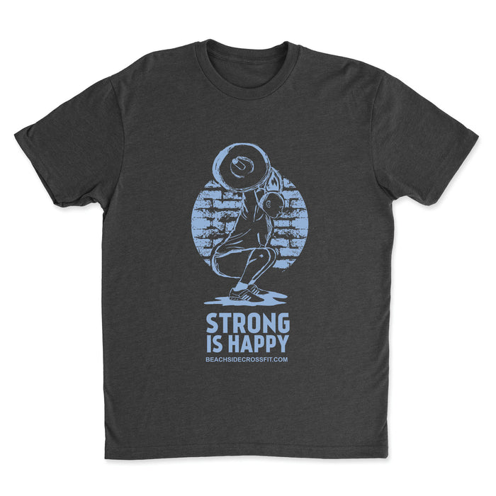 BeachSide CrossFit Strong Is Happy Mens - T-Shirt