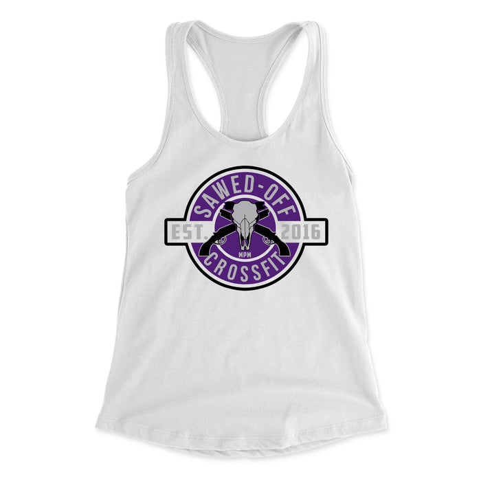 Sawed-Off CrossFit - Purple - Womens - Tank Top