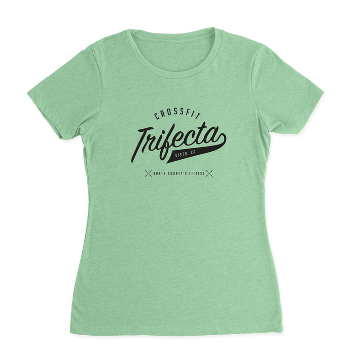 CrossFit Trifecta - Cursive - Womens - T-Shirt