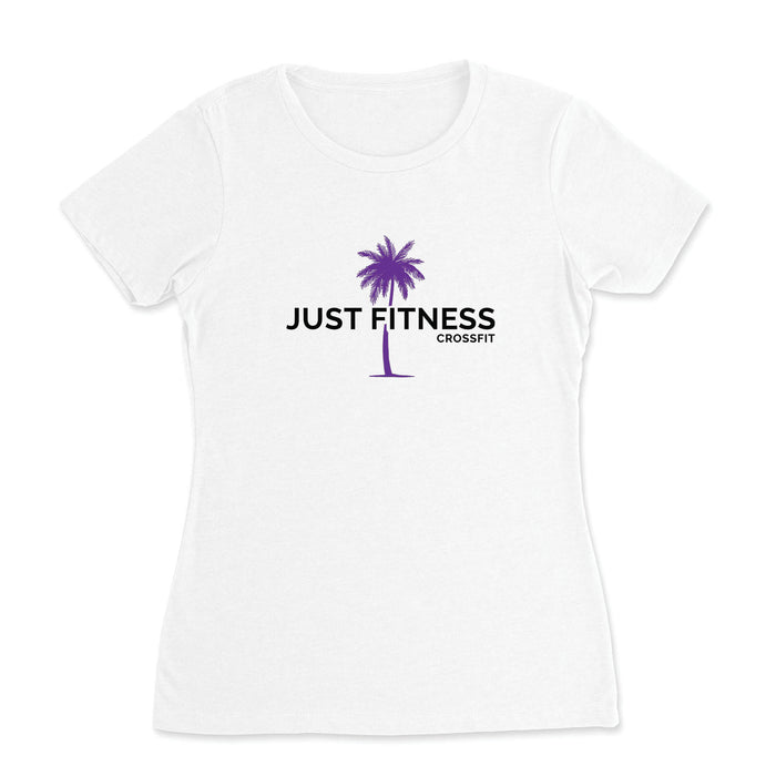 Just Fitness CrossFit - Palm Tree - Womens - T-Shirt