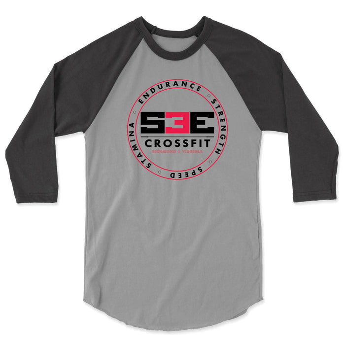 S3E CrossFit Round - Mens - 3/4 Sleeve