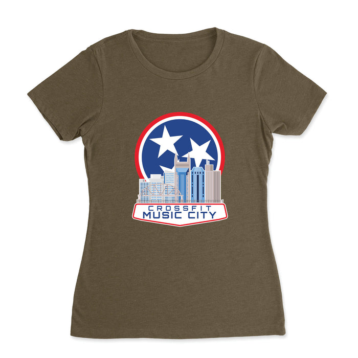 CrossFit Music City - Skyline - Womens - T-Shirt