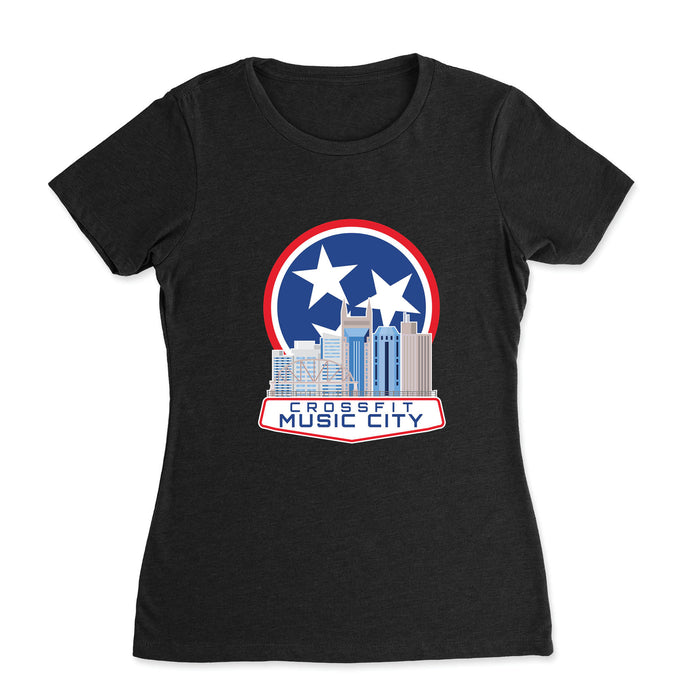 CrossFit Music City - Skyline - Womens - T-Shirt