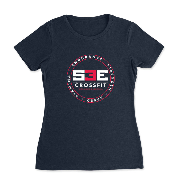 S3E CrossFit Round - Womens - T-Shirt