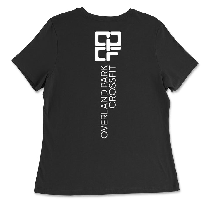 Overland Park CrossFit Swipe Womens - Relaxed Jersey T-Shirt