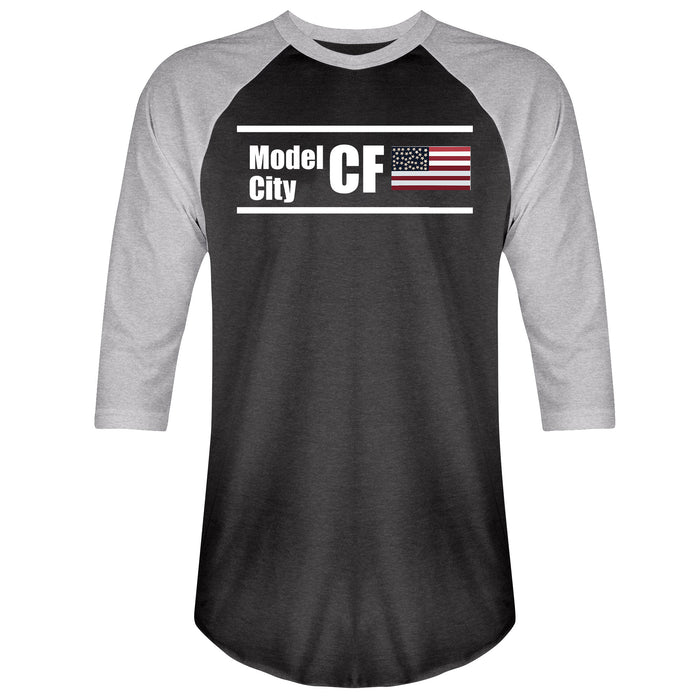 Model City CrossFit USA Mens - 3/4 Sleeve