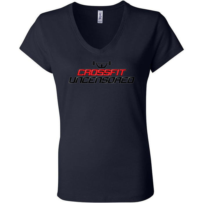 CrossFit Uncensored - 100 - Standard - Women's V-Neck T-Shirt