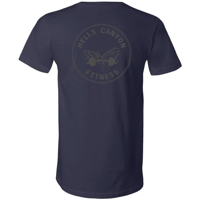 Hells Canyon CrossFit - 200 - Gray - Men's V-Neck T-Shirt