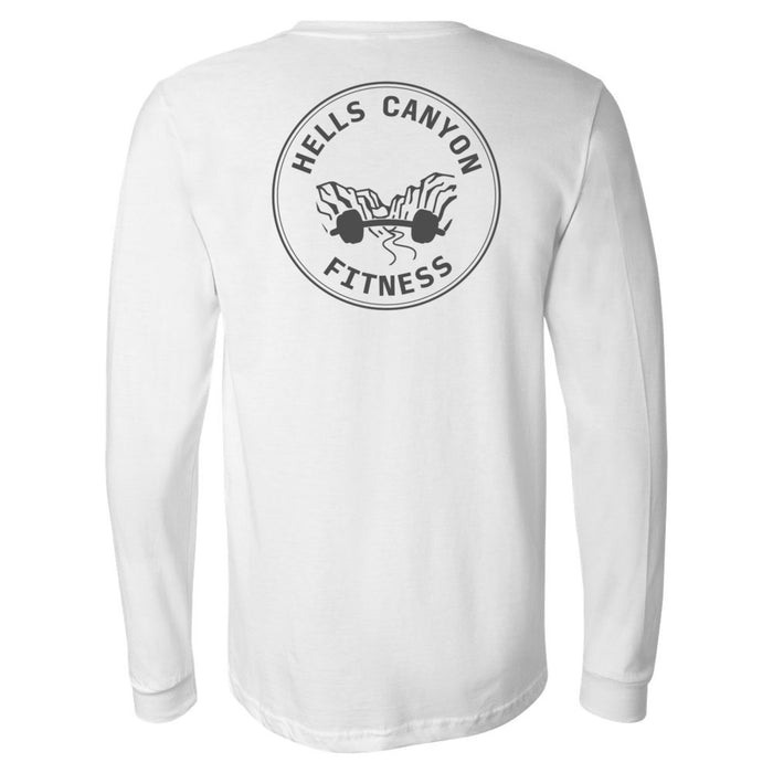 Hells Canyon CrossFit - 202 - Gray 3501 - Men's Long Sleeve T-Shirt
