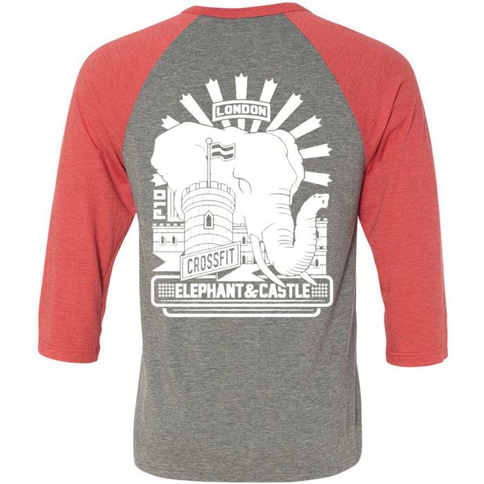 CrossFit Elephant and Castle - 202 - P10 - Men's Baseball T-Shirt