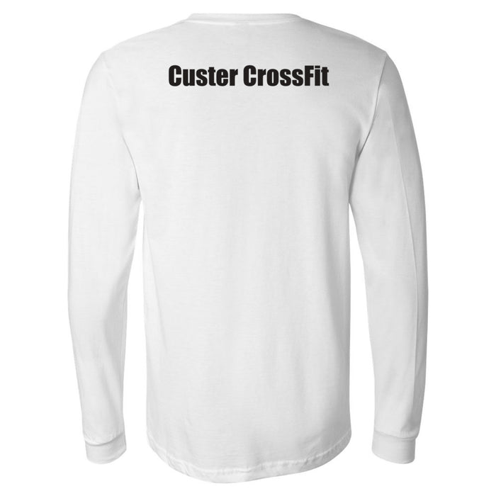 Custer CrossFit - 202 - Horizontal 3501 - Men's Long Sleeve T-Shirt