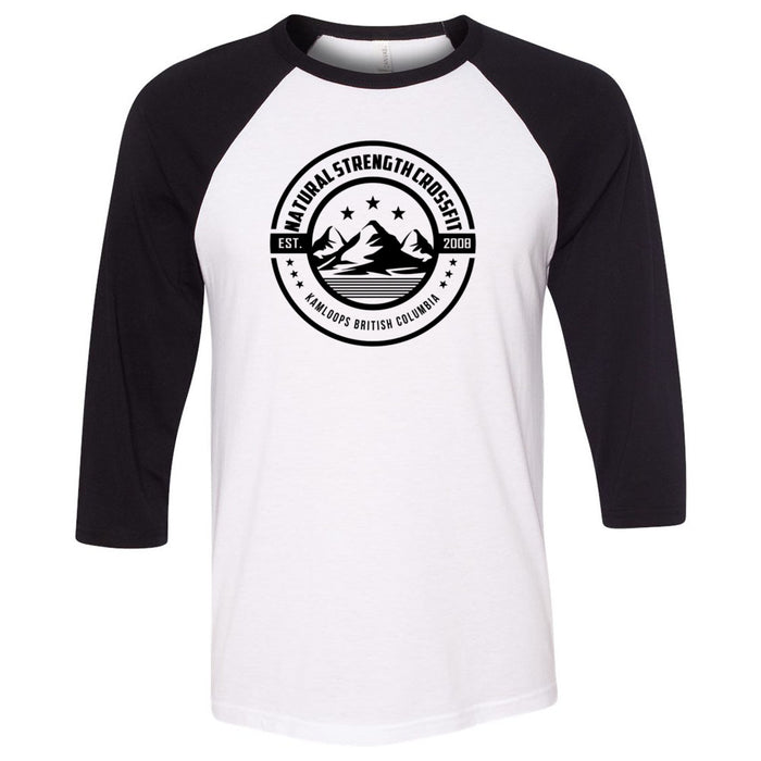 Natural Strength CrossFit - 100 - Mountain One Color - Men's Baseball T-Shirt