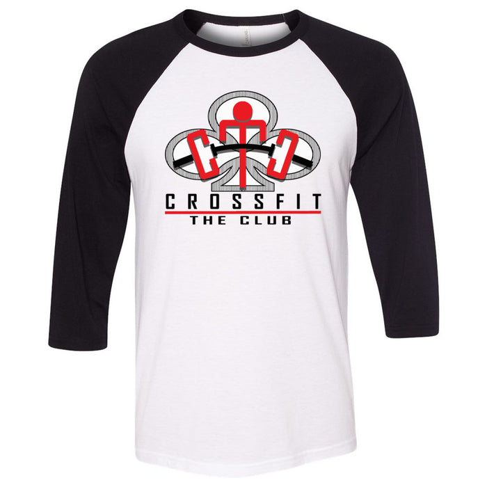 CrossFit The Club - 100 - Red - Men's Baseball T-Shirt