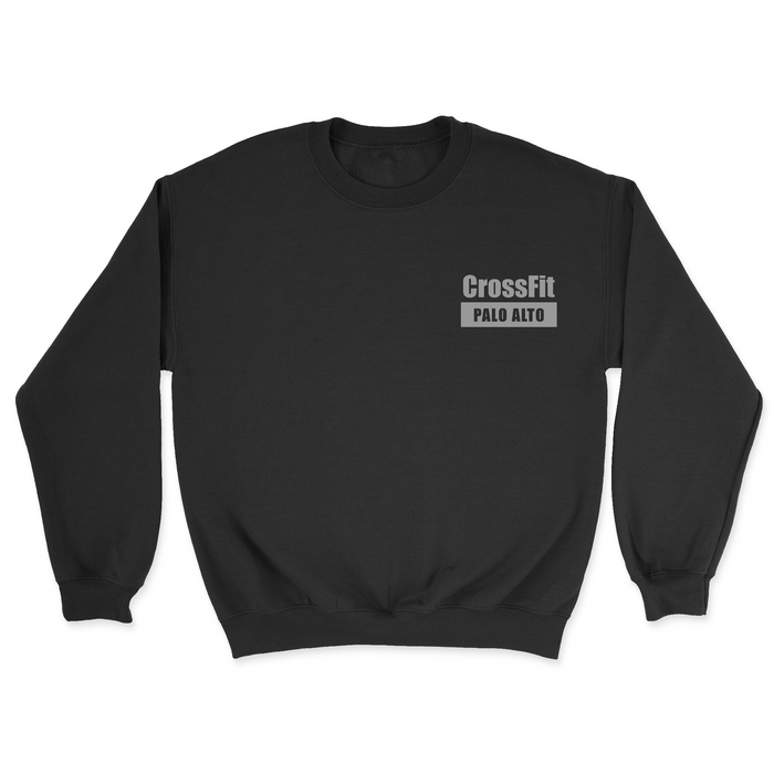 CrossFit Palo Alto Low Squats (Gray) Mens - Midweight Sweatshirt