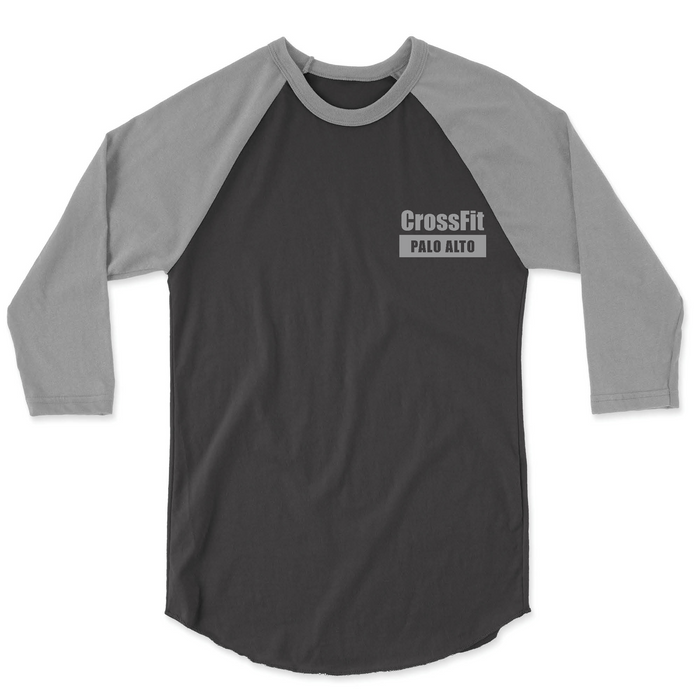CrossFit Palo Alto Low Squats (Gray) Mens - 3/4 Sleeve