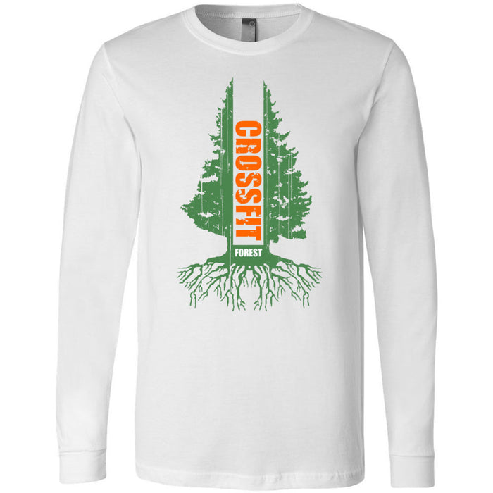 CrossFit Forest - 100 - Split 3501 - Men's Long Sleeve T-Shirt