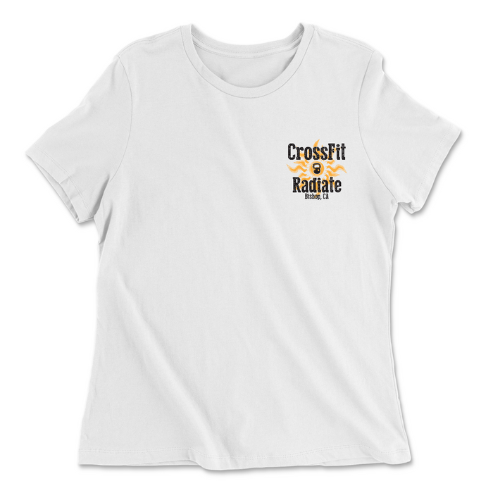 CrossFit Radiate Pocket (Black) Womens - Relaxed Jersey T-Shirt