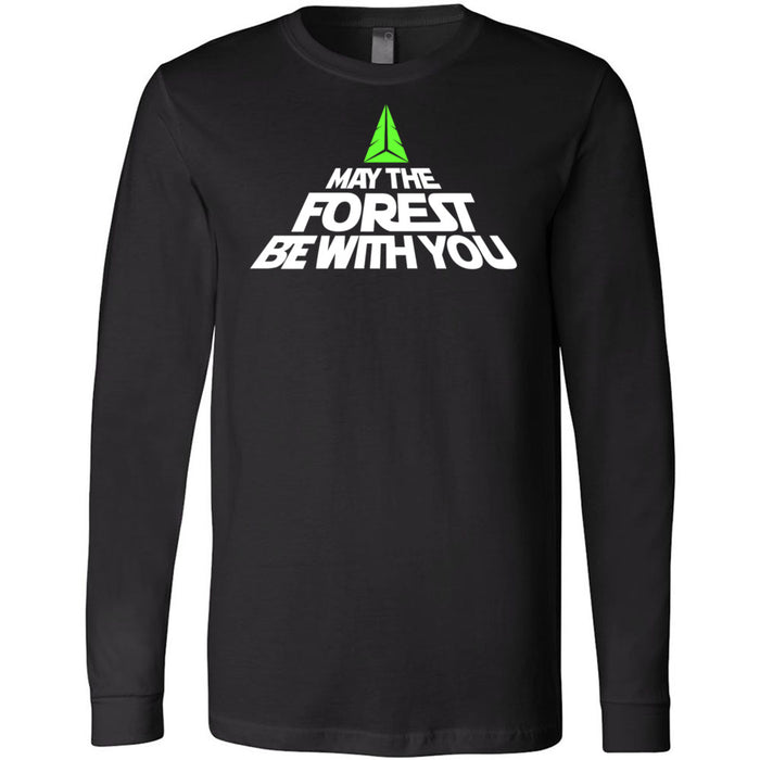 CrossFit Forest - 202 - May the Forest Be With You 3501 - Men's Long Sleeve T-Shirt