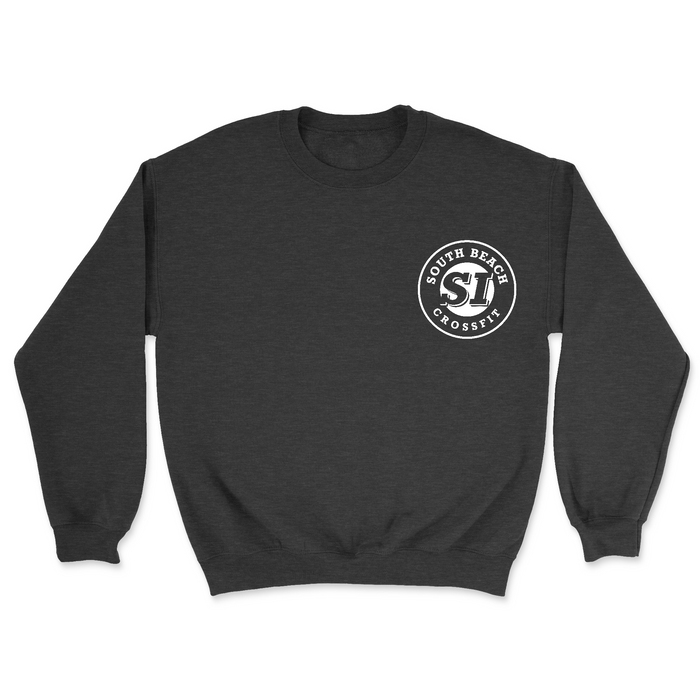 South Beach CrossFit SI Standard (White) Mens - Midweight Sweatshirt