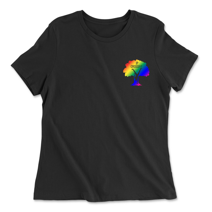 JP CrossFit Rainbow Womens - Relaxed Jersey T-Shirt