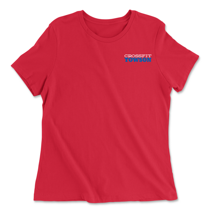 CrossFit Towson Pocket Womens - Relaxed Jersey T-Shirt