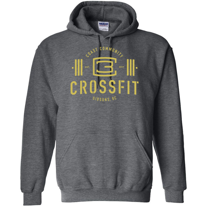 CrossFit Gibsons - 201 - New Logo (Gold) - Hoodie