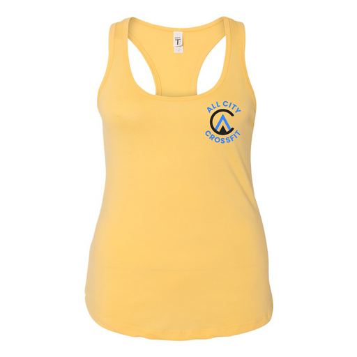 Womens 2X-Large BANANA_CREAM Tank Top (Front Print Only)