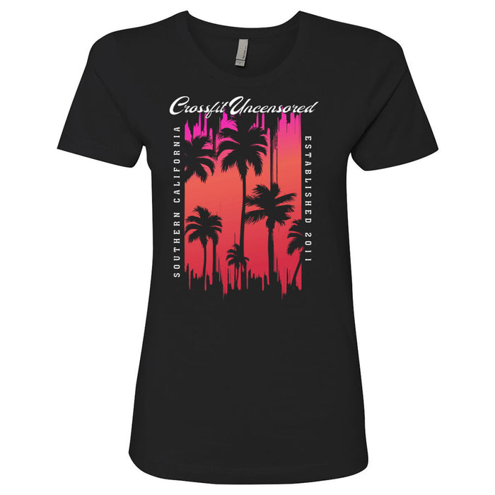 CrossFit Uncensored - 100 - Summer (Palm Tree) - Women's T-Shirt