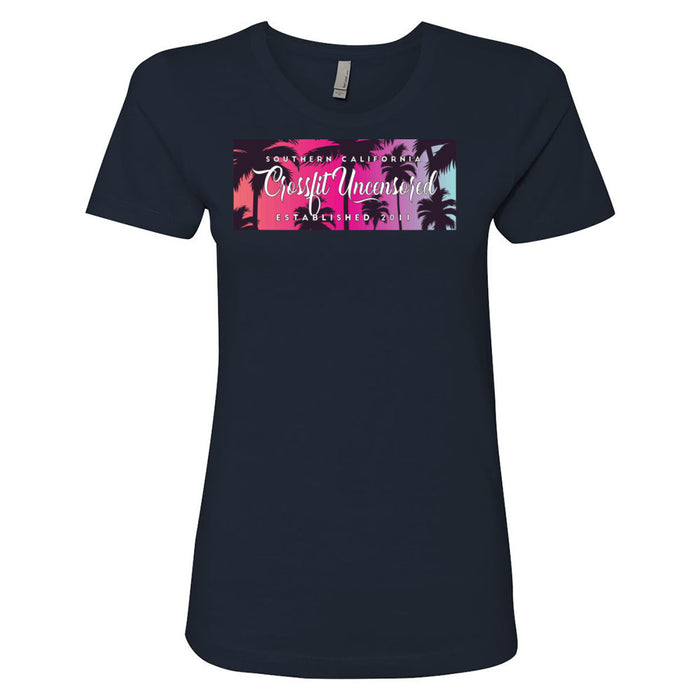 CrossFit Uncensored - 100 - Summer (Palm Tree 2) - Women's T-Shirt