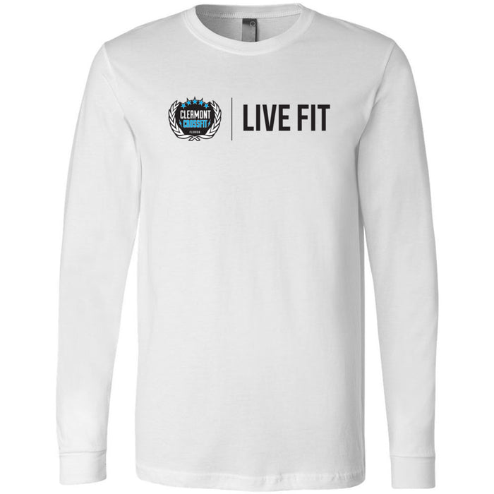 Clermont CrossFit - 100 - Live Fit 3501 - Men's Long Sleeve T-Shirt