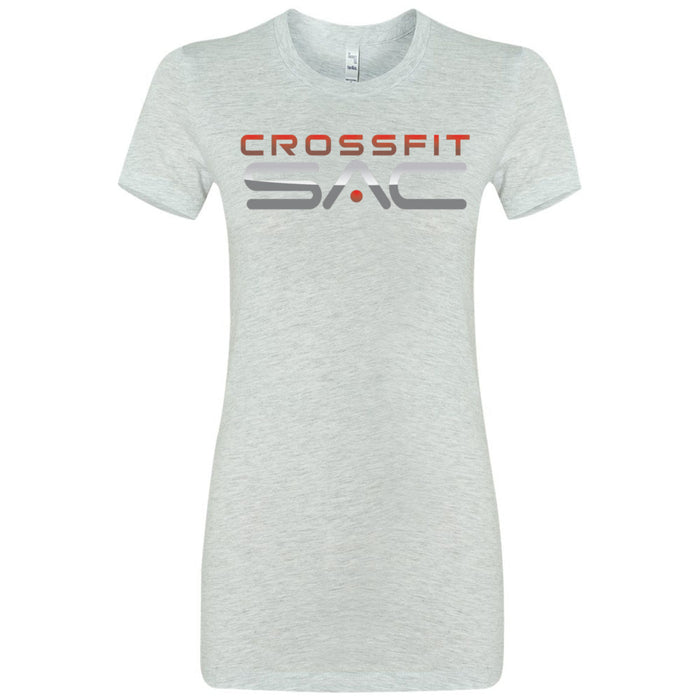 CrossFit SAC - 100 - Red & Silver - Women's T-Shirt