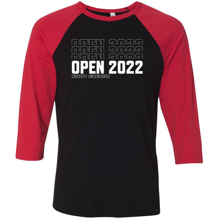CrossFit Uncensored - 100 - Open 2022 - Men's Baseball T-Shirt