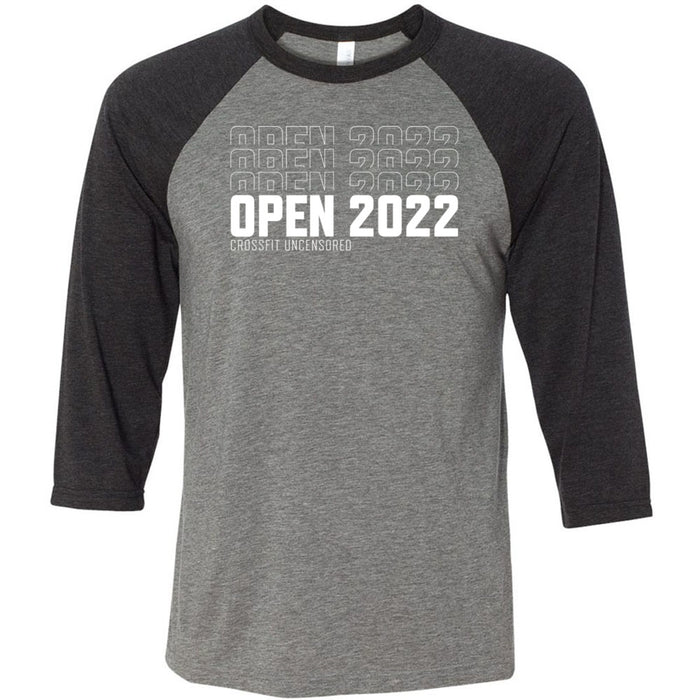 CrossFit Uncensored - 100 - Open 2022 - Men's Baseball T-Shirt