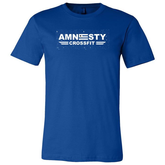 Amnesty CrossFit - Distressed - Men's T-Shirt