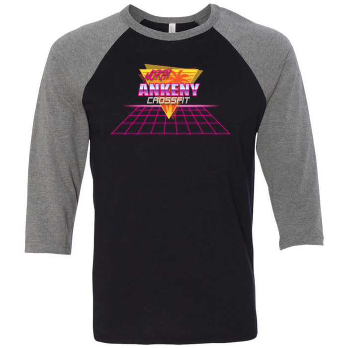 North Ankeny CrossFit - 100 - 80s - Men's Baseball T-Shirt