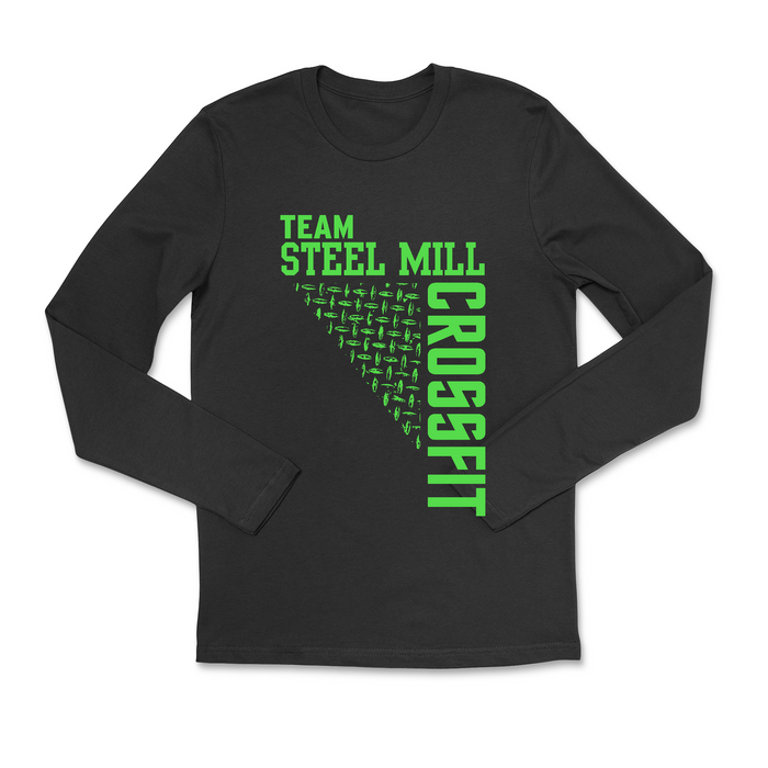 Steel Mill CrossFit Fleming Island Green Mens - Long Sleeve