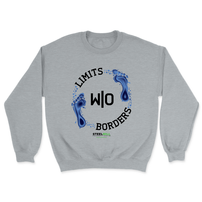 Steel Mill CrossFit Fleming Island Limits Without Borders Mens - Midweight Sweatshirt